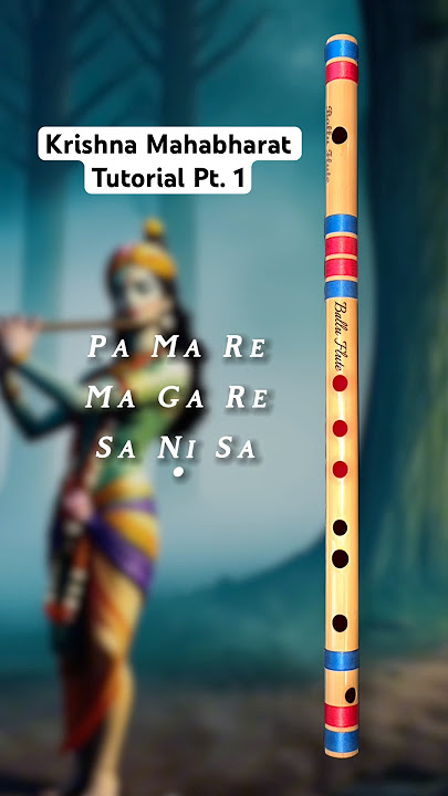 Krishna Mahabharat Dhun Flute Tutorial. #flute #balluflute #flutetutorial #krishna #krishnaflute