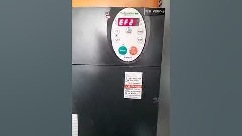 Schneider Vfd Altivar 212 (Fault EF2)