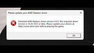 Battlefield V [ERRO: Detected AMD Raden driver version 0.0.0]. Tutorial de como resolver!