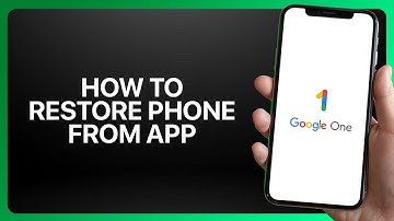 How To Restore Phone From Google One Backup In Google One App 2025! Tutorial