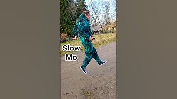 Air Walk In Slow Motion 🤩 Slick Back With Sigma Man #shorts #skills