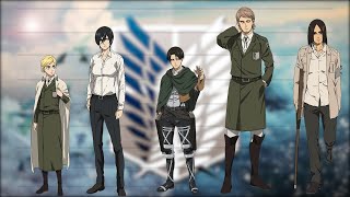 Attack on Titan characters Age and Height  Comparison | AoT, SNK | Anime FaDaC