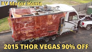 We Got another ONE !! Thor Vegas #3 PARTS RV Salvage Rebuild Motor Home  BURNED