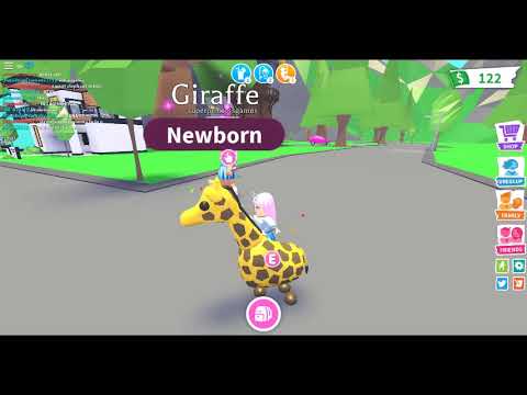 Roblox Adopt Me Pet Giraffe