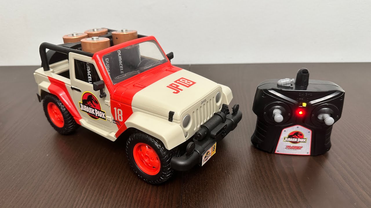Jurassic World Jeep Wrangler Radio Control R/C Toys Unboxing 