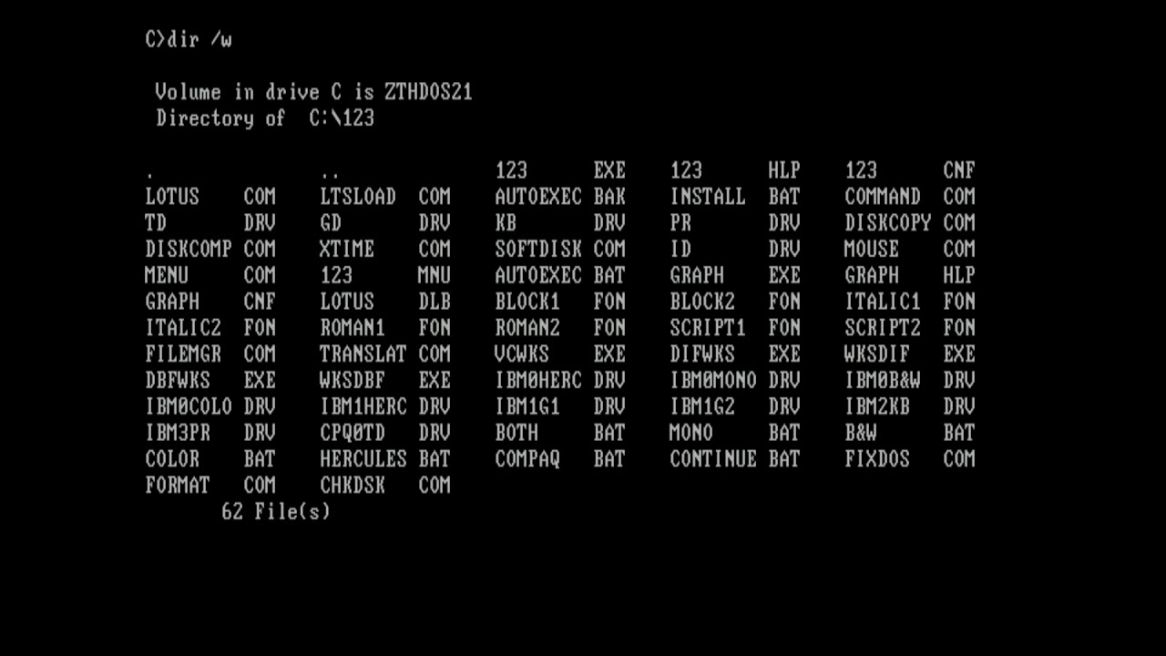 Lotus 1-2-3 - 1983 - IBM PC XT - Startup fail in PCem