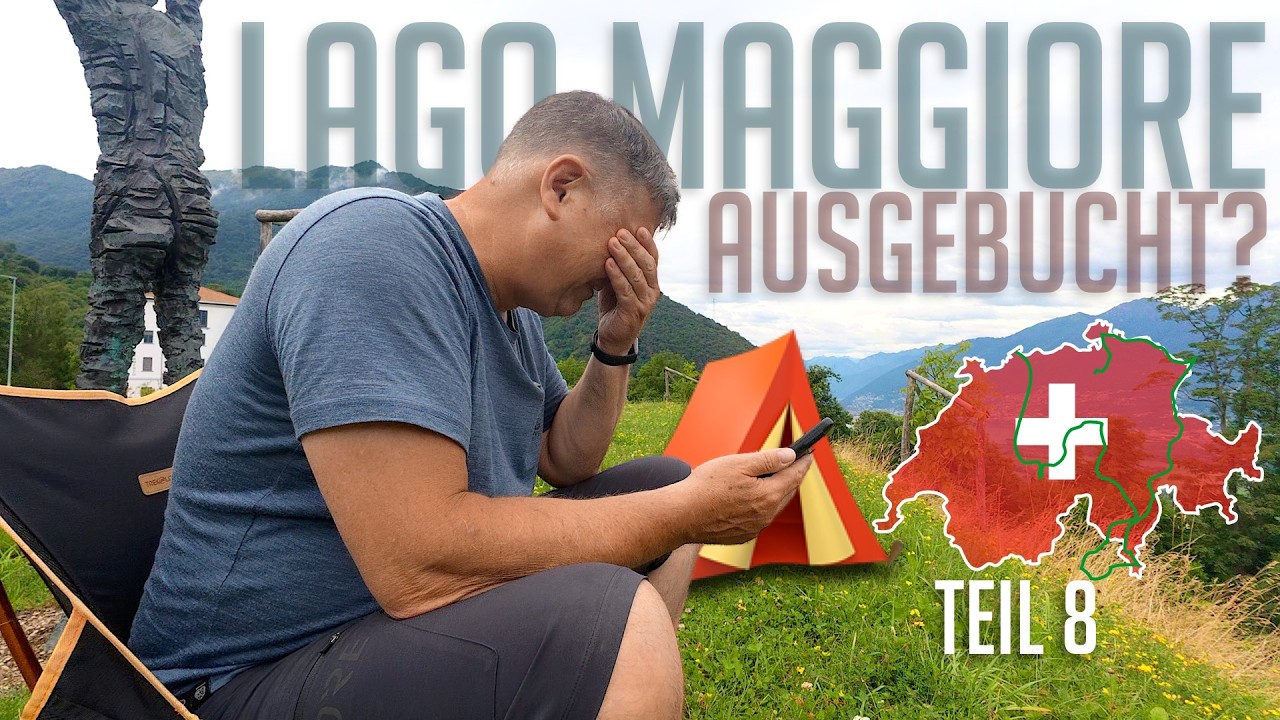 E-Bike Reise Schweiz Teil 8 - von Lugano zum Lago Maggiore