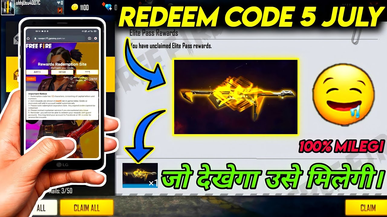HOW TO REDEEM CODE POKER MP40 IN FREE FIRE  | 5 JULY 2021 | FA GAMER