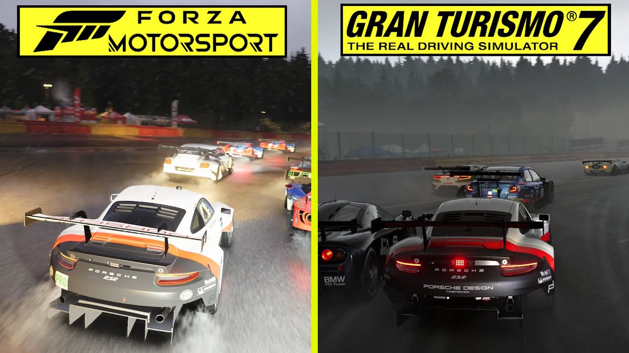 Comparativa gráfica Forza Motorsport vs Gran Turismo 7: ¿Qué juego