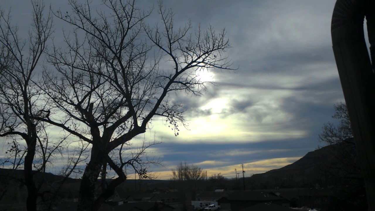 Multiple light sources Sun in clouds November 26th 3:03 pm