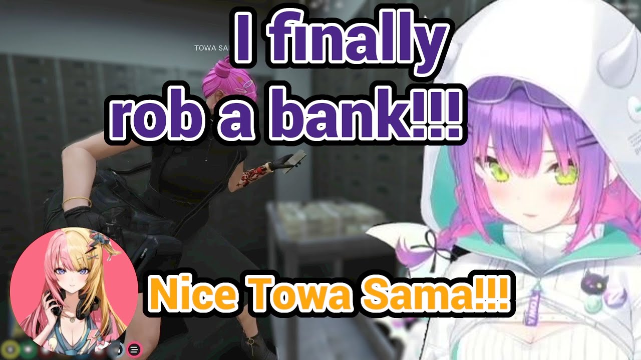 Tokoyami Towa: Her First Crime in VCR GTA, The Unexpected Ending!!!!