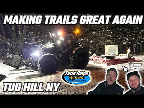 Thumbnail for GROOMING TUG HILL NY SNOWMOBILE TRAILS WITH TURIN RIDGE RIDERS SNOWMOBILE CLUB!