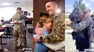 TikTok || MOST EMOTIONAL SOLDIERS COMING HOME COMPILATION #4