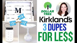 Dollar Tree DIY | Kirkland Inspired DIY | Modern Farmhouse | High End DIY Decor | Same Look for Less