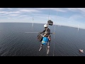 Rope Access on Wind turbines Climbing