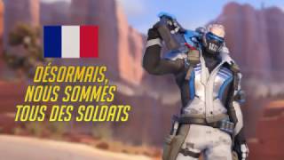 "we're all soldiers now" in 13 different languages! (Overwatch)