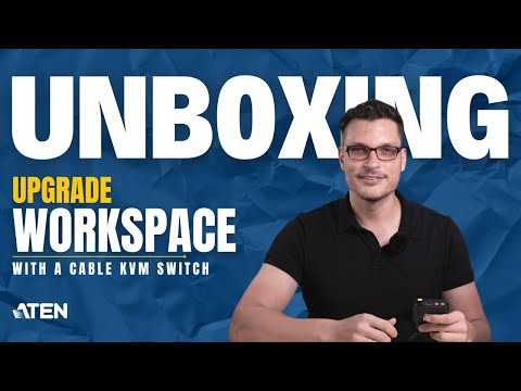 Unboxing CS22H 📦 2-Port USB 4K HDMI Cable KVM Switch #computeraccessories