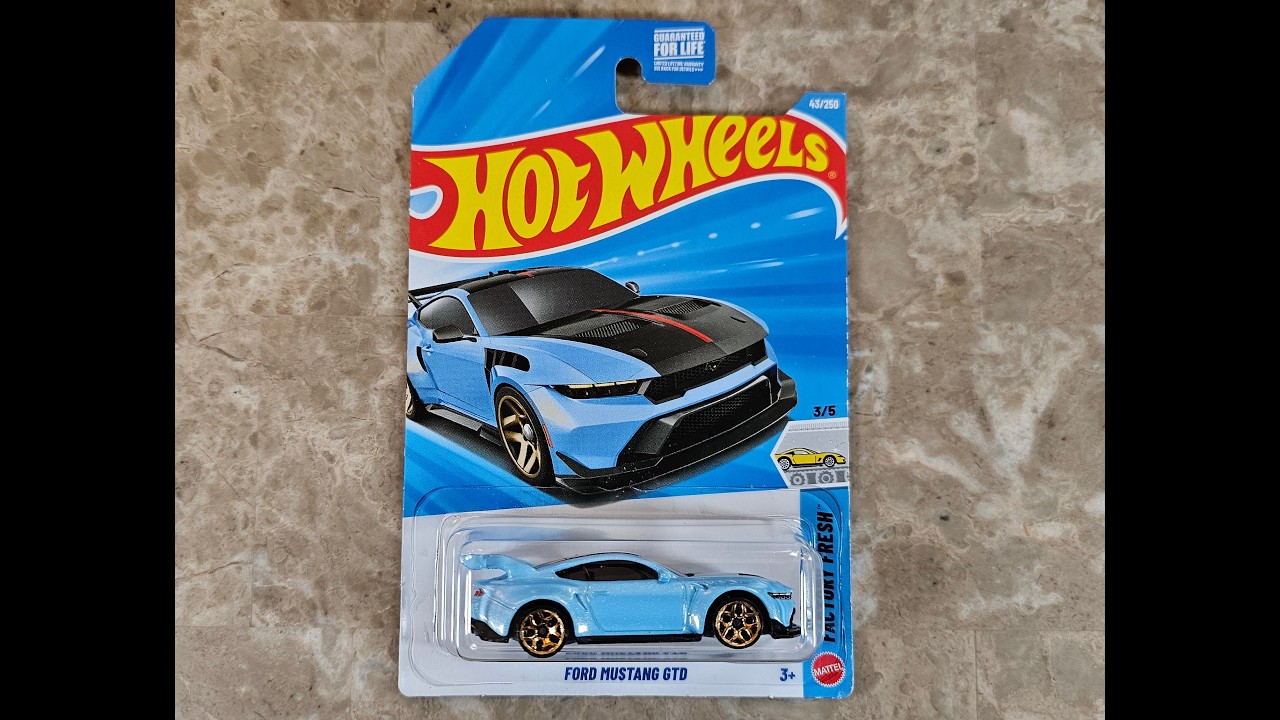 Hot Wheels Ford Mustang GTD Unboxing and Review - YouTube