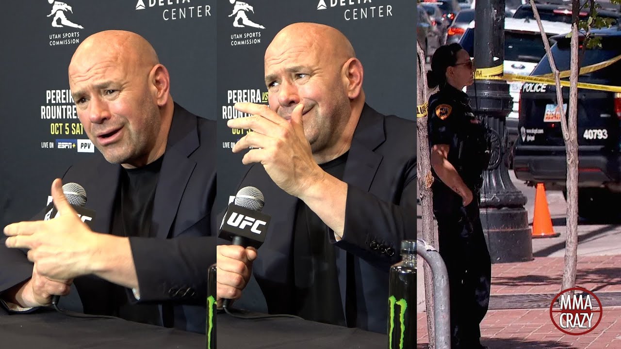 Dana White STUNNED at fighter witnessing Utah Shooting “Holy S**t”
