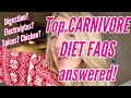 Your CARNIVORE DIET FAQS ANSWERED! Digestion trouble, Chicken, Organs Salt, Spices? //Vlogmas Day 10