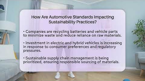 How Are Automotive Standards Impacting Sustainability Practices? - Talking Tech Trends