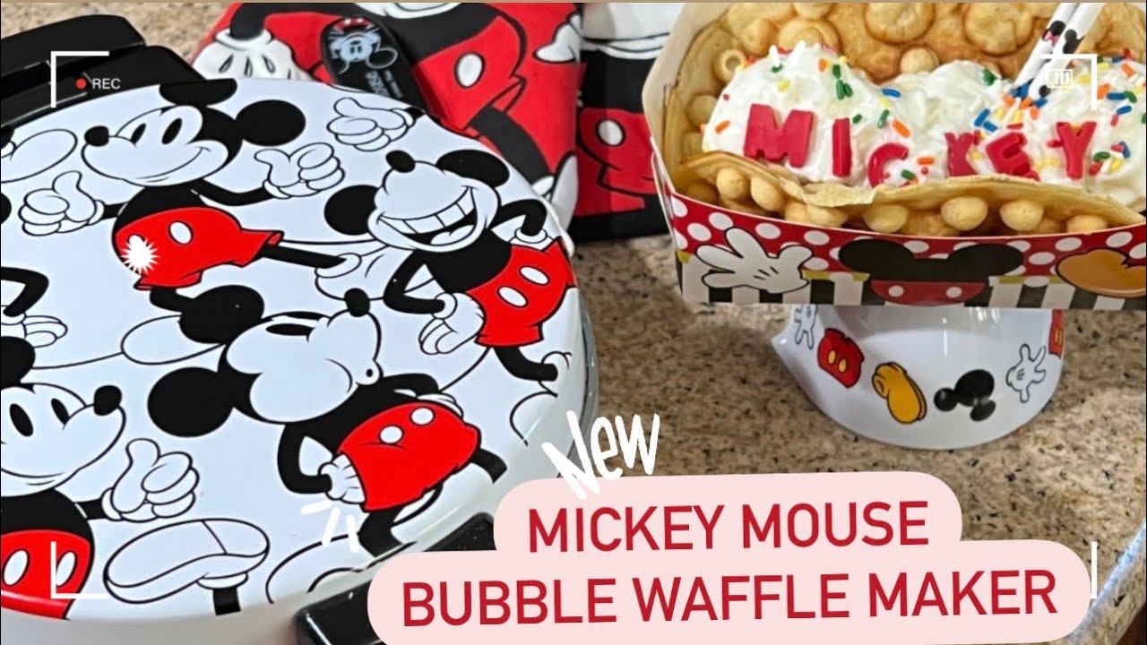 Mickey Bubble Waffle maker