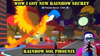 WOW I GOT NEW RAINBOW SECRET - Sol Phoenix Clicker Simulator ROBLOX