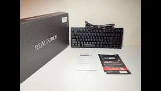 REALFORCE リアルフォース ラピッドトリガー キーボード 東プレ GX1