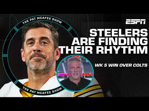 'Aaron Rodgers was in a ZONE!' - Pat McAfee praises Steelers for Week 5 win 👏 | The Pat McAfee Show