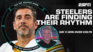 'Aaron Rodgers was in a ZONE!' - Pat McAfee praises Steelers for Week 5 win 👏 | The Pat McAfee Show