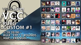 【超豪華】VCC　PUBGカスタム　多分一番期待されてないチーム。