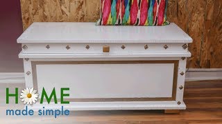 Refurbish an old filing chest to make it more functional and fresh. For more on #HOMEMADESIMPLE, visit http://bit.ly/1PKyZxh ...