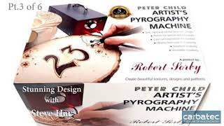 Robert Sorby Pyrography Pt 3 of 6 Stunning Design Coaster