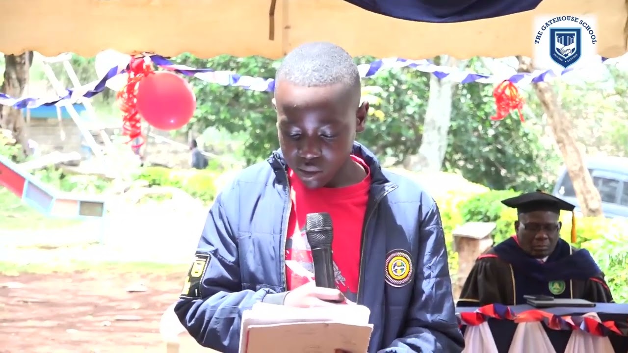 Speech by Hendrick Jojo, former school President at The Gatehouse School 2024