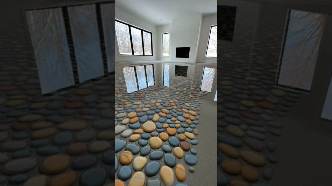 Creating a Livingroom with Epoxy River Stone Stunning Floor Design Ideas