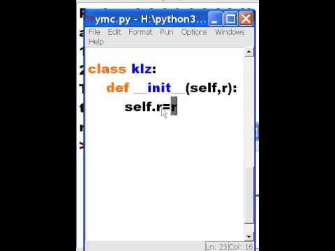 Python Classes - init constructor - YouTube