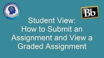 Student View: Submit Assignment and View Graded Assignment