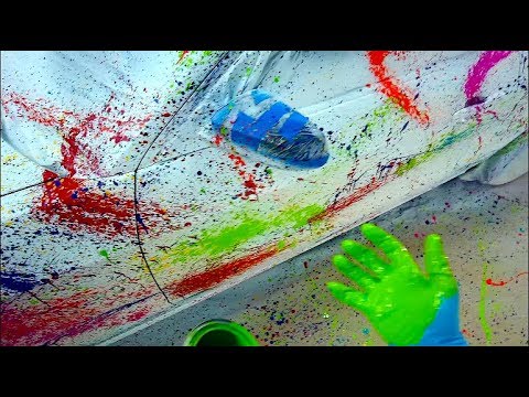 Splatter Paint Art Car With Plasti Dip