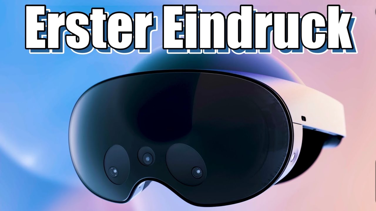 Mein Erster Eindruck Und Unboxing Der Meta Quest Pro [Deutsch] – FDEU
