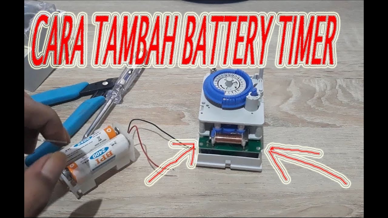 Cara Menambah Battery Timer 