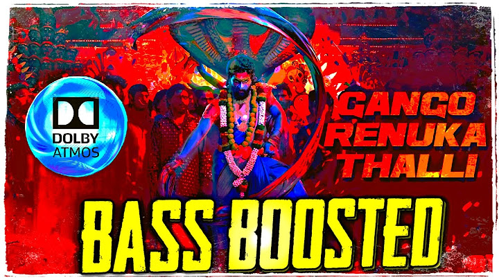 Gango Renuka Thalli - Bass Boosted|Pushpa 2|Allu arjun|Extreme Bass Nation