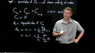 AofA Lecture 10.1: Quicksort analysis