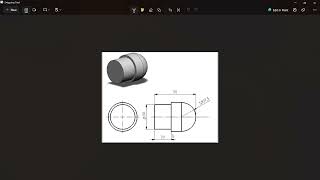 SolidWorks Tutorial 7: 3D Model and Technical Drawing of a Cylindrical Part