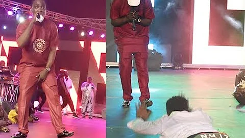 Agege Boys Goes Crazy As Pasuma Step on Stage To Perform At At Omo Better Concert 2 In Agege Stadium