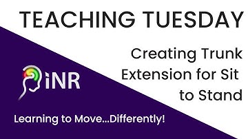 Bobath Concept: Creating Trunk Extension for Sit to Stand