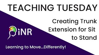 Bobath Concept: Creating Trunk Extension for Sit to Stand