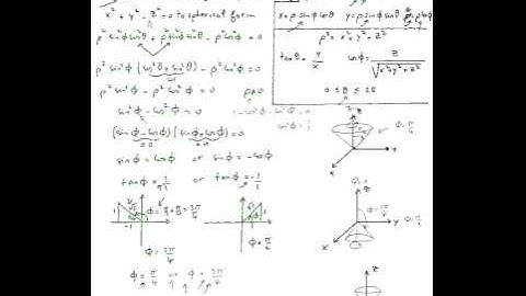Converting equations from rectangular to spherical form #3