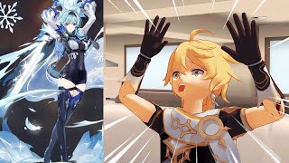 Reaction when you Pull Eula | Genshin Impact| Yea Baby Meme