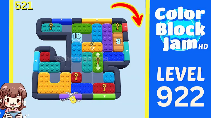 Color Block Jam Level 521 (922) Solution Walkthrough