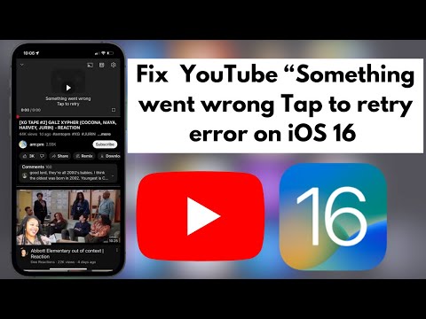How to Fix YouTube Something went wrong Tap to retry error on iPhone or iPad
